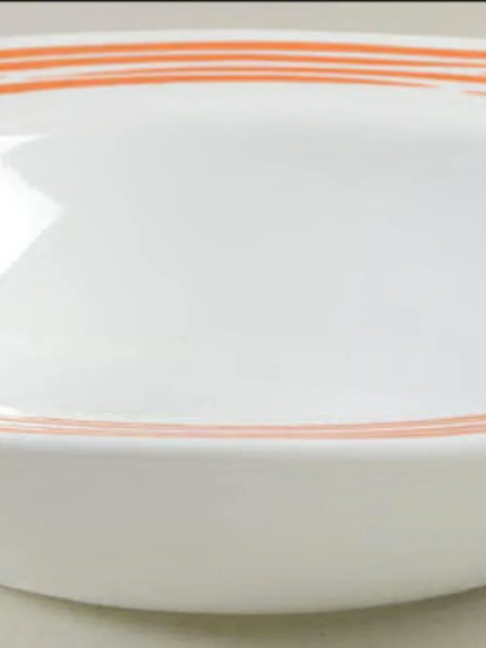 Corelle Strokes of Color Tangerine Orange Pasta Bowls Set of 4 Discontinued